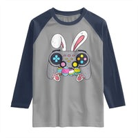 Easter Video Game Raglan Shirt Bunny Eggs Gaming Gamer - Wonder Print Shop