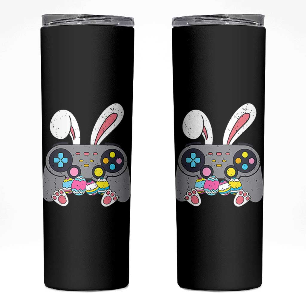 Easter Video Game Skinny Tumbler Bunny Eggs Gaming Gamer - Wonder Print Shop