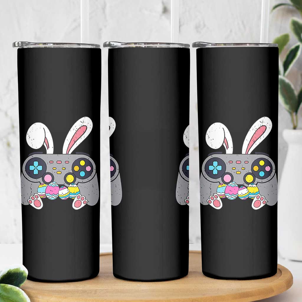 Easter Video Game Skinny Tumbler Bunny Eggs Gaming Gamer - Wonder Print Shop