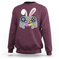 Easter Video Game Sweatshirt Bunny Eggs Gaming Gamer - Wonder Print Shop