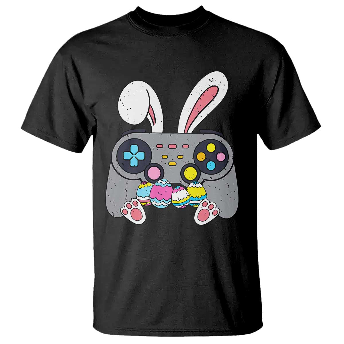 Easter Video Game T Shirt Bunny Eggs Gaming Gamer - Wonder Print Shop