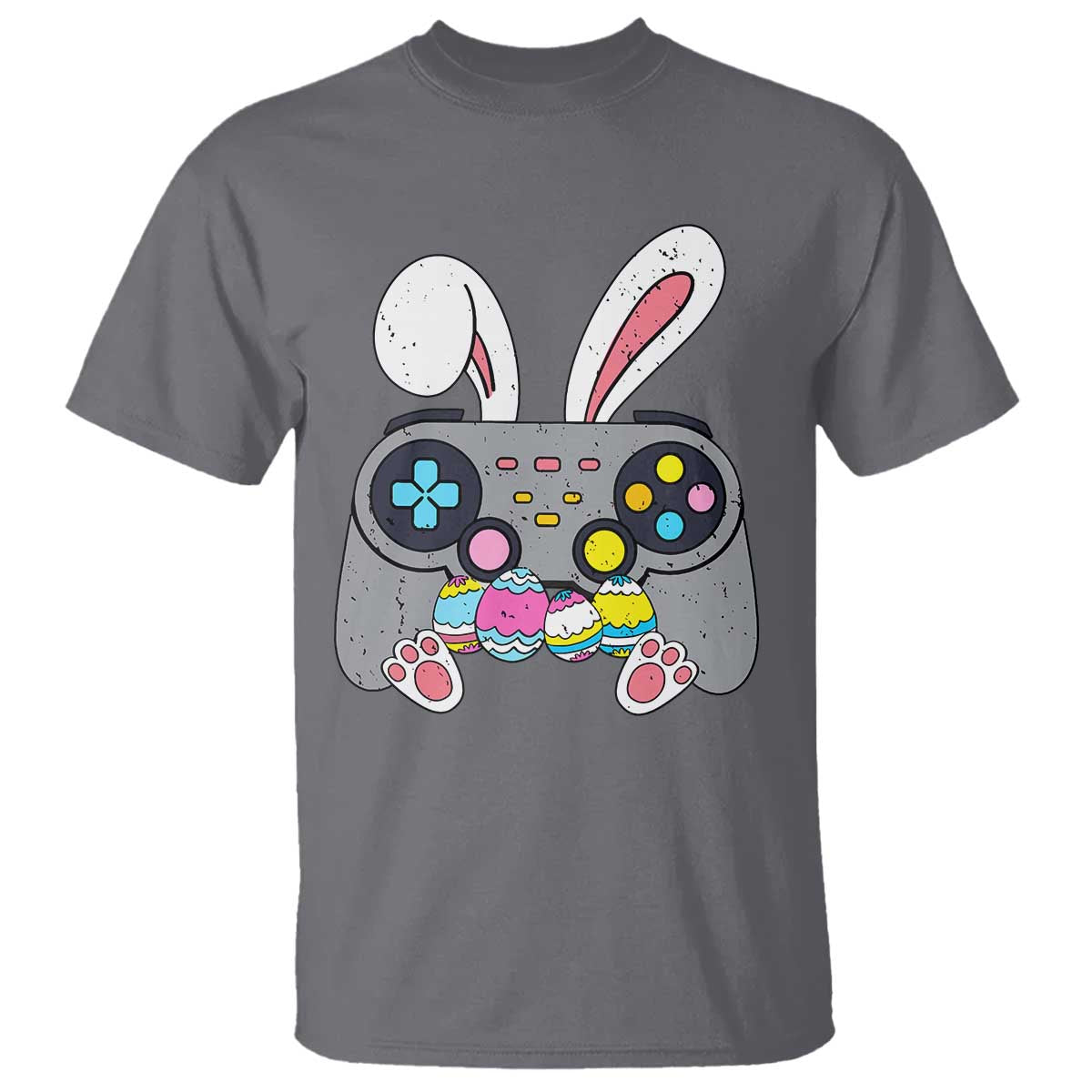 Easter Video Game T Shirt Bunny Eggs Gaming Gamer - Wonder Print Shop