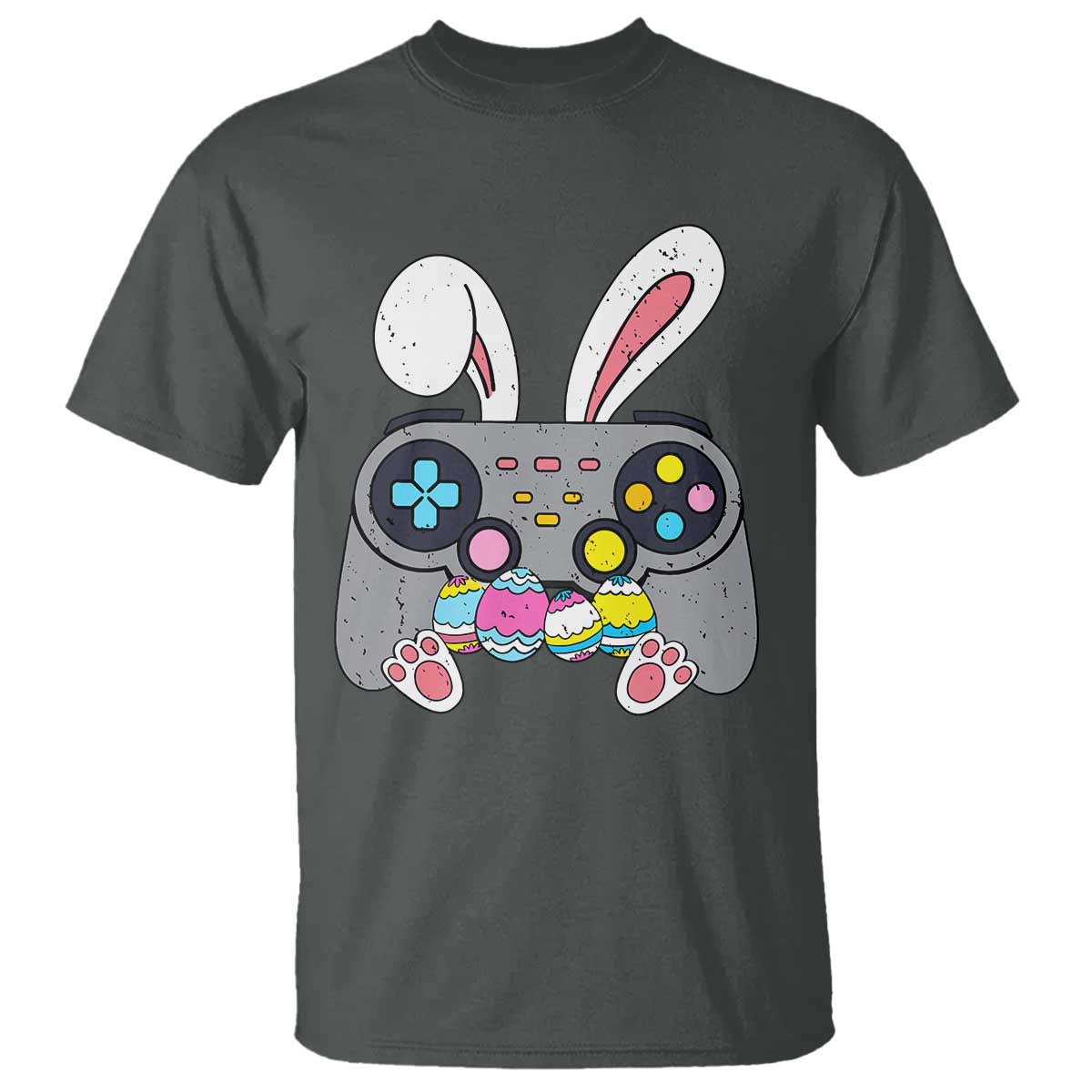 Easter Video Game T Shirt Bunny Eggs Gaming Gamer - Wonder Print Shop