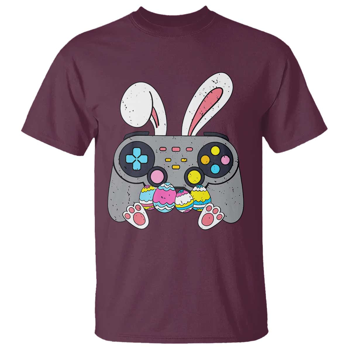 Easter Video Game T Shirt Bunny Eggs Gaming Gamer - Wonder Print Shop