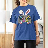 Easter Video Game T Shirt For Women Bunny Eggs Gaming Gamer - Wonder Print Shop