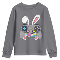 Easter Video Game Youth Sweatshirt Bunny Eggs Gaming Gamer - Wonder Print Shop