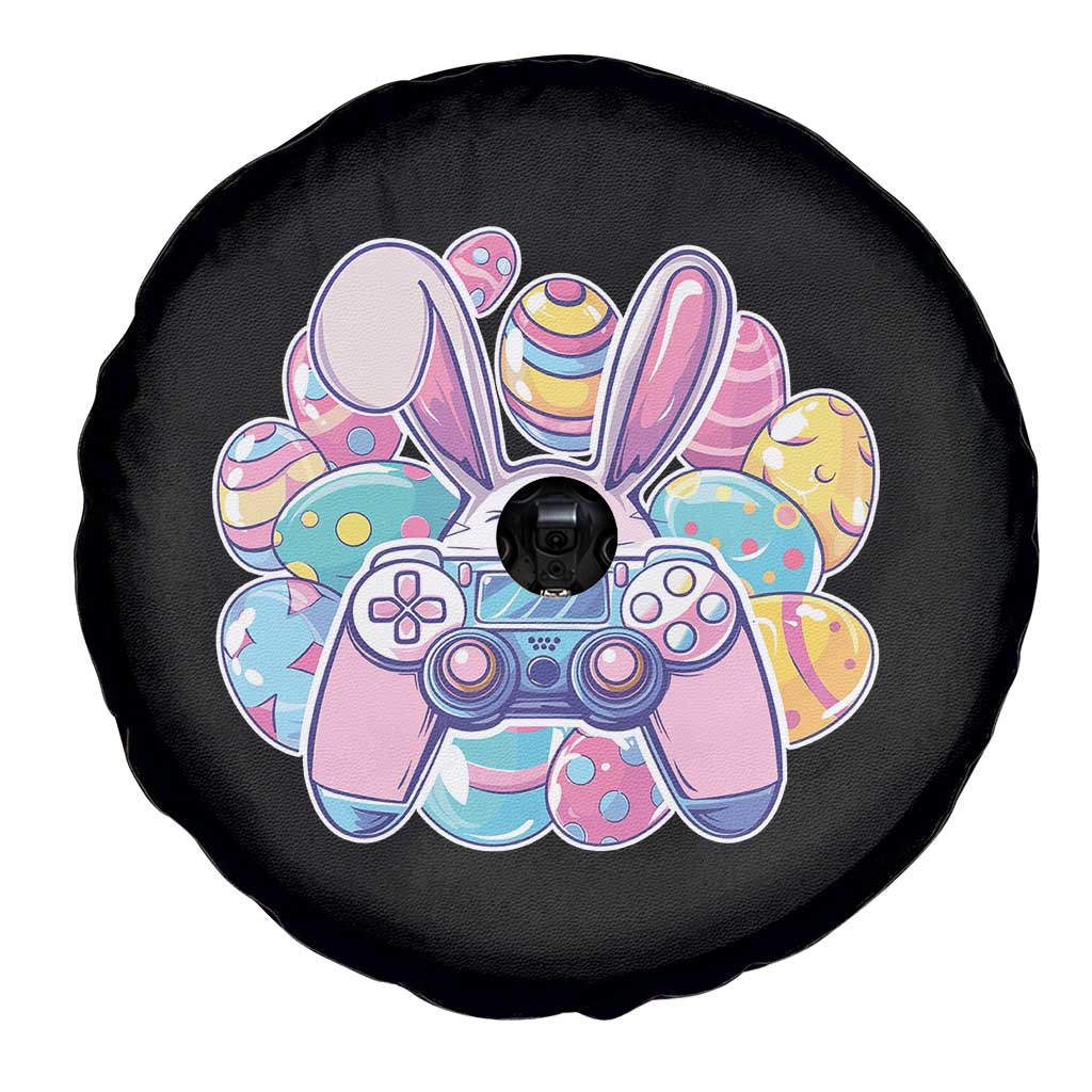 Easter Video Game Spare Tire Cover Cute Bunny Eggs Gaming Gamer - Wonder Print Shop