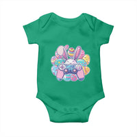 Easter Video Game Baby Onesie Cute Bunny Eggs Gaming Gamer - Wonder Print Shop