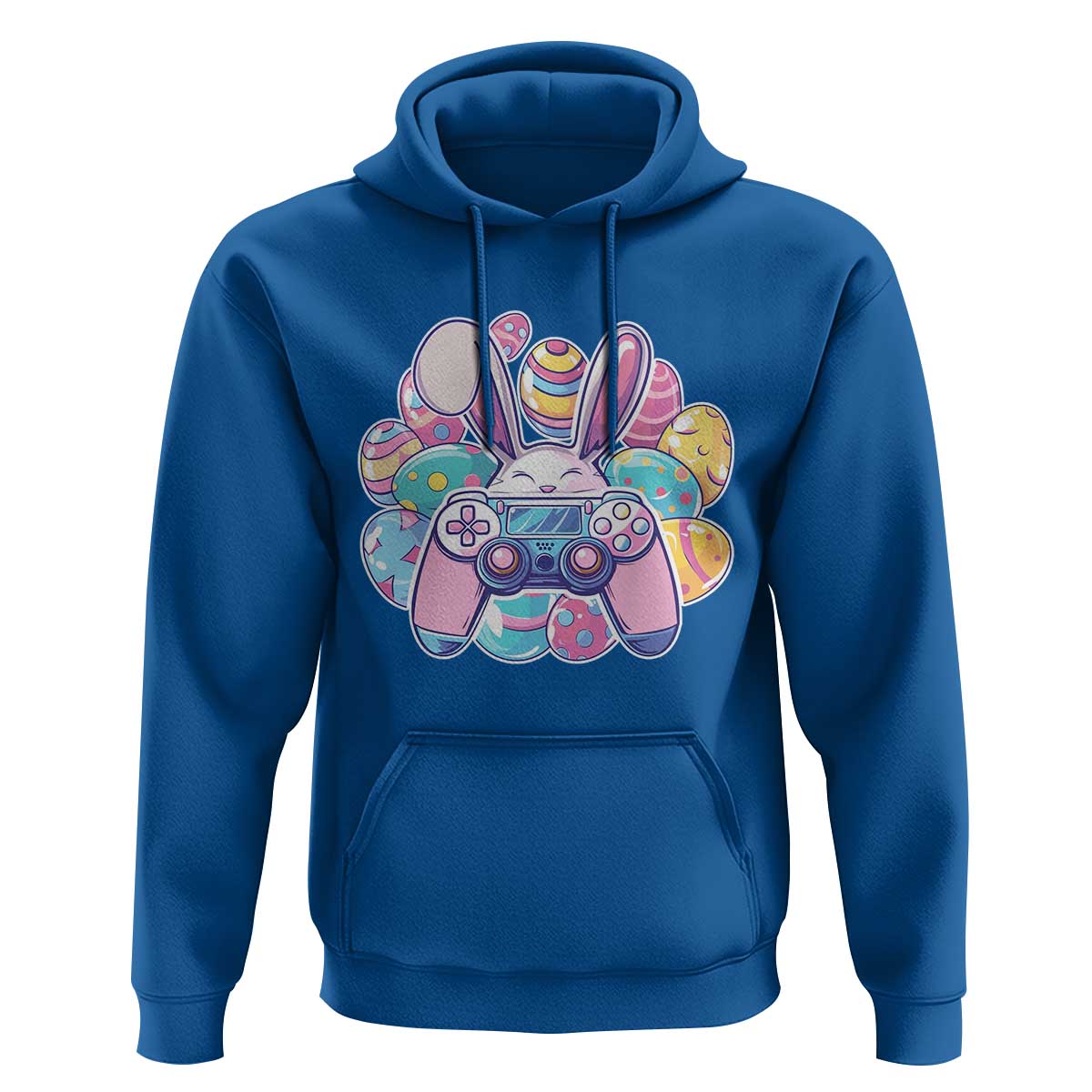 Easter Video Game Hoodie Cute Bunny Eggs Gaming Gamer - Wonder Print Shop