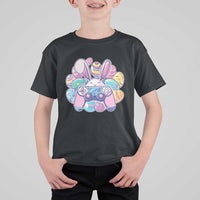Easter Video Game T Shirt For Kid Cute Bunny Eggs Gaming Gamer - Wonder Print Shop