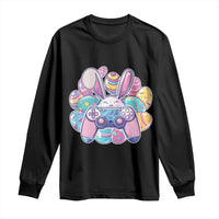 Easter Video Game Long Sleeve Shirt Cute Bunny Eggs Gaming Gamer - Wonder Print Shop
