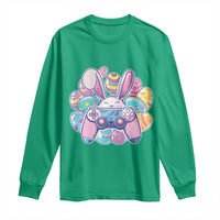 Easter Video Game Long Sleeve Shirt Cute Bunny Eggs Gaming Gamer - Wonder Print Shop