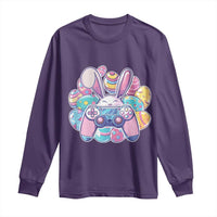 Easter Video Game Long Sleeve Shirt Cute Bunny Eggs Gaming Gamer - Wonder Print Shop