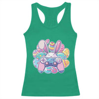 Easter Video Game Racerback Tank Top Cute Bunny Eggs Gaming Gamer - Wonder Print Shop