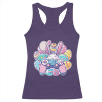 Easter Video Game Racerback Tank Top Cute Bunny Eggs Gaming Gamer - Wonder Print Shop