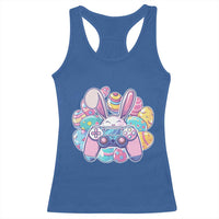 Easter Video Game Racerback Tank Top Cute Bunny Eggs Gaming Gamer - Wonder Print Shop