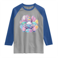 Easter Video Game Raglan Shirt Cute Bunny Eggs Gaming Gamer - Wonder Print Shop