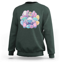 Easter Video Game Sweatshirt Cute Bunny Eggs Gaming Gamer - Wonder Print Shop