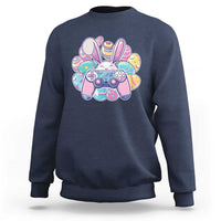 Easter Video Game Sweatshirt Cute Bunny Eggs Gaming Gamer - Wonder Print Shop