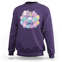 Easter Video Game Sweatshirt Cute Bunny Eggs Gaming Gamer - Wonder Print Shop