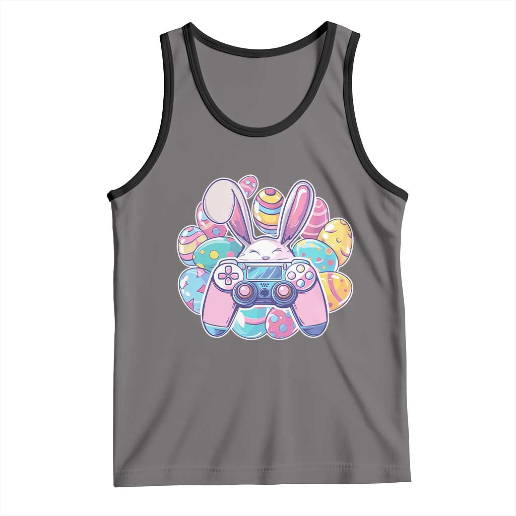 Easter Video Game Tank Top Cute Bunny Eggs Gaming Gamer - Wonder Print Shop