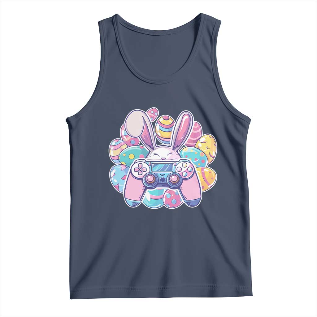 Easter Video Game Tank Top Cute Bunny Eggs Gaming Gamer - Wonder Print Shop