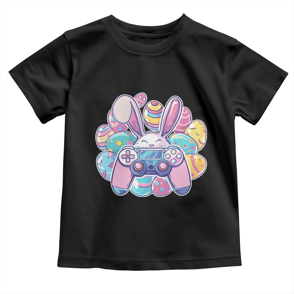 Easter Video Game Toddler T Shirt Cute Bunny Eggs Gaming Gamer - Wonder Print Shop