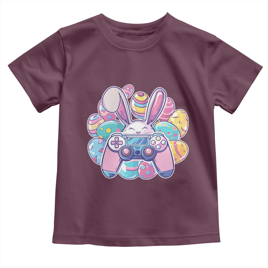Easter Video Game Toddler T Shirt Cute Bunny Eggs Gaming Gamer - Wonder Print Shop