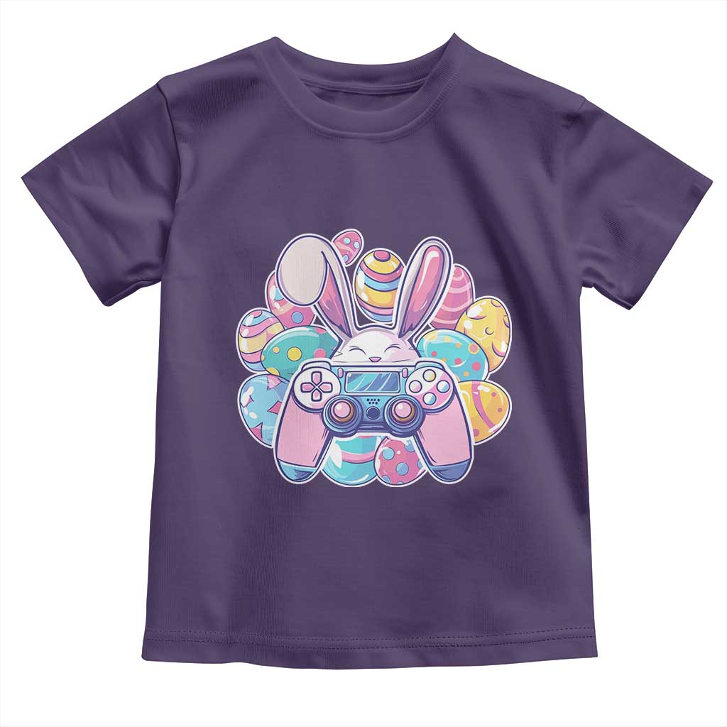 Easter Video Game Toddler T Shirt Cute Bunny Eggs Gaming Gamer - Wonder Print Shop