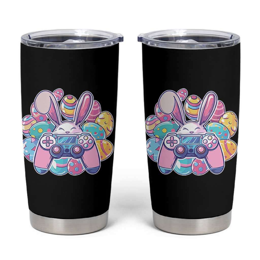Easter Video Game Tumbler Cup Cute Bunny Eggs Gaming Gamer - Wonder Print Shop