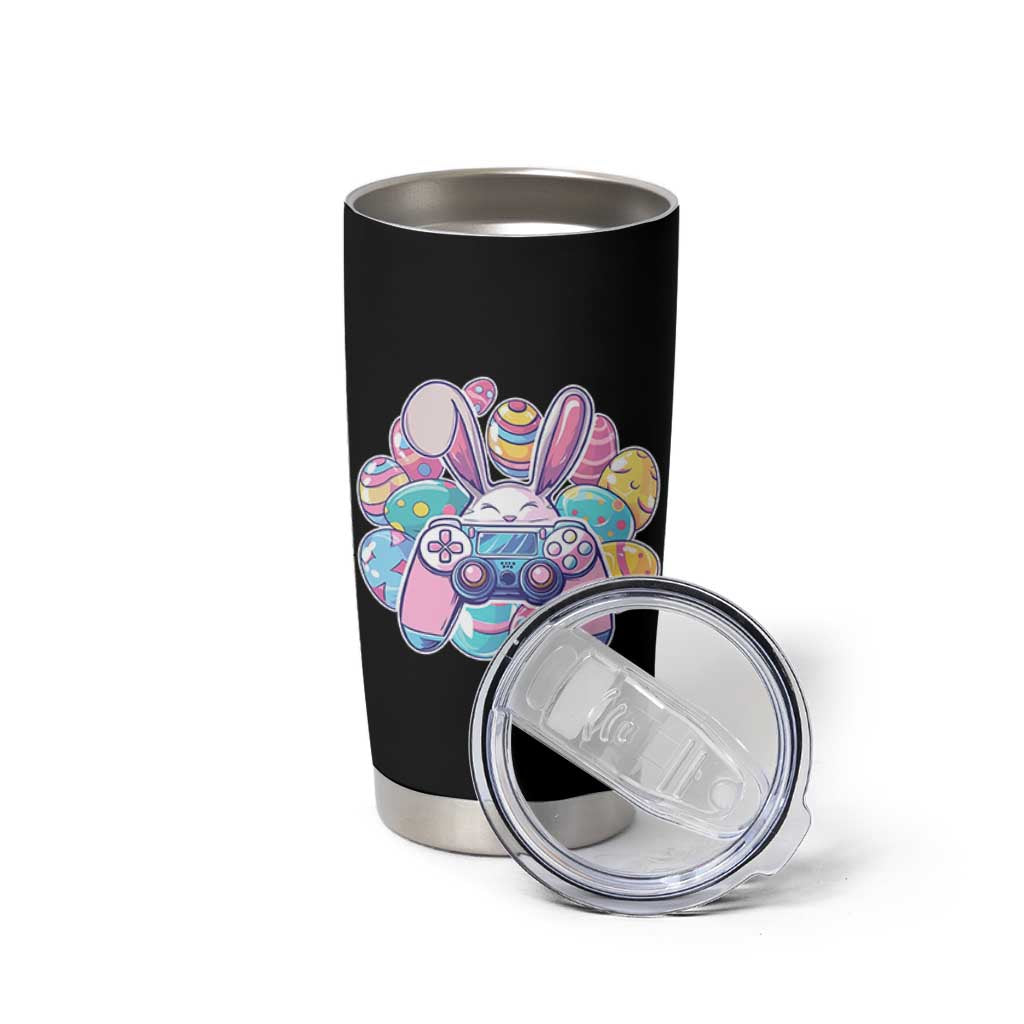 Easter Video Game Tumbler Cup Cute Bunny Eggs Gaming Gamer - Wonder Print Shop