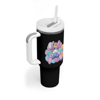 Easter Video Game Tumbler With Handle Cute Bunny Eggs Gaming Gamer - Wonder Print Shop