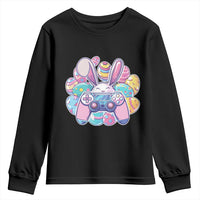 Easter Video Game Youth Sweatshirt Cute Bunny Eggs Gaming Gamer - Wonder Print Shop
