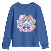 Easter Video Game Youth Sweatshirt Cute Bunny Eggs Gaming Gamer - Wonder Print Shop