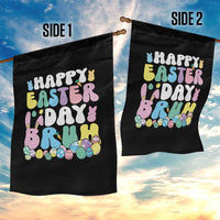 Bruh Easter Garden Flag Teens Boys Kids Cute Bunny Eggs - Wonder Print Shop