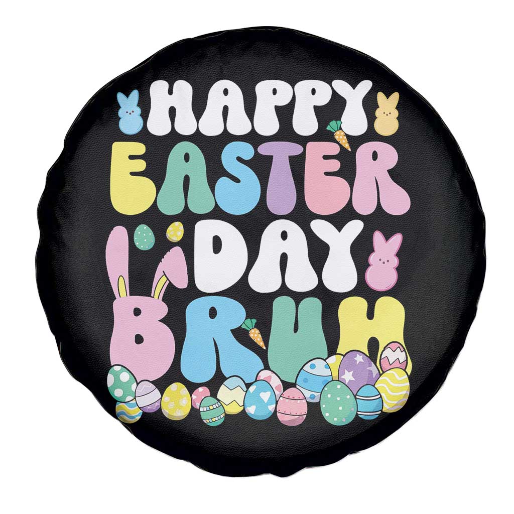 Bruh Easter Spare Tire Cover Teens Boys Kids Cute Bunny Eggs - Wonder Print Shop