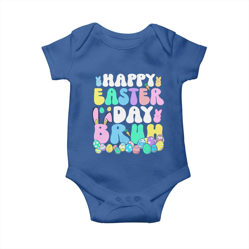 Bruh Easter Baby Onesie Teens Boys Kids Cute Bunny Eggs - Wonder Print Shop