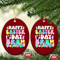 Bruh Easter Ceramic Ornament Teens Boys Kids Cute Bunny Eggs - Wonder Print Shop