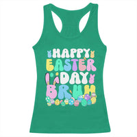 Bruh Easter Racerback Tank Top Teens Boys Kids Cute Bunny Eggs - Wonder Print Shop