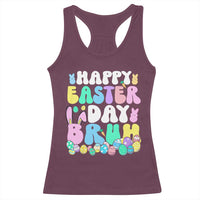 Bruh Easter Racerback Tank Top Teens Boys Kids Cute Bunny Eggs - Wonder Print Shop