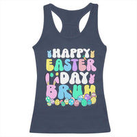 Bruh Easter Racerback Tank Top Teens Boys Kids Cute Bunny Eggs - Wonder Print Shop