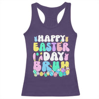 Bruh Easter Racerback Tank Top Teens Boys Kids Cute Bunny Eggs - Wonder Print Shop