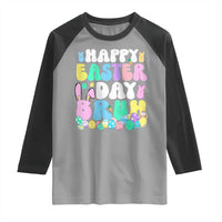 Bruh Easter Raglan Shirt Teens Boys Kids Cute Bunny Eggs - Wonder Print Shop