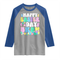 Bruh Easter Raglan Shirt Teens Boys Kids Cute Bunny Eggs - Wonder Print Shop