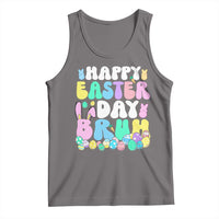 Bruh Easter Tank Top Teens Boys Kids Cute Bunny Eggs - Wonder Print Shop
