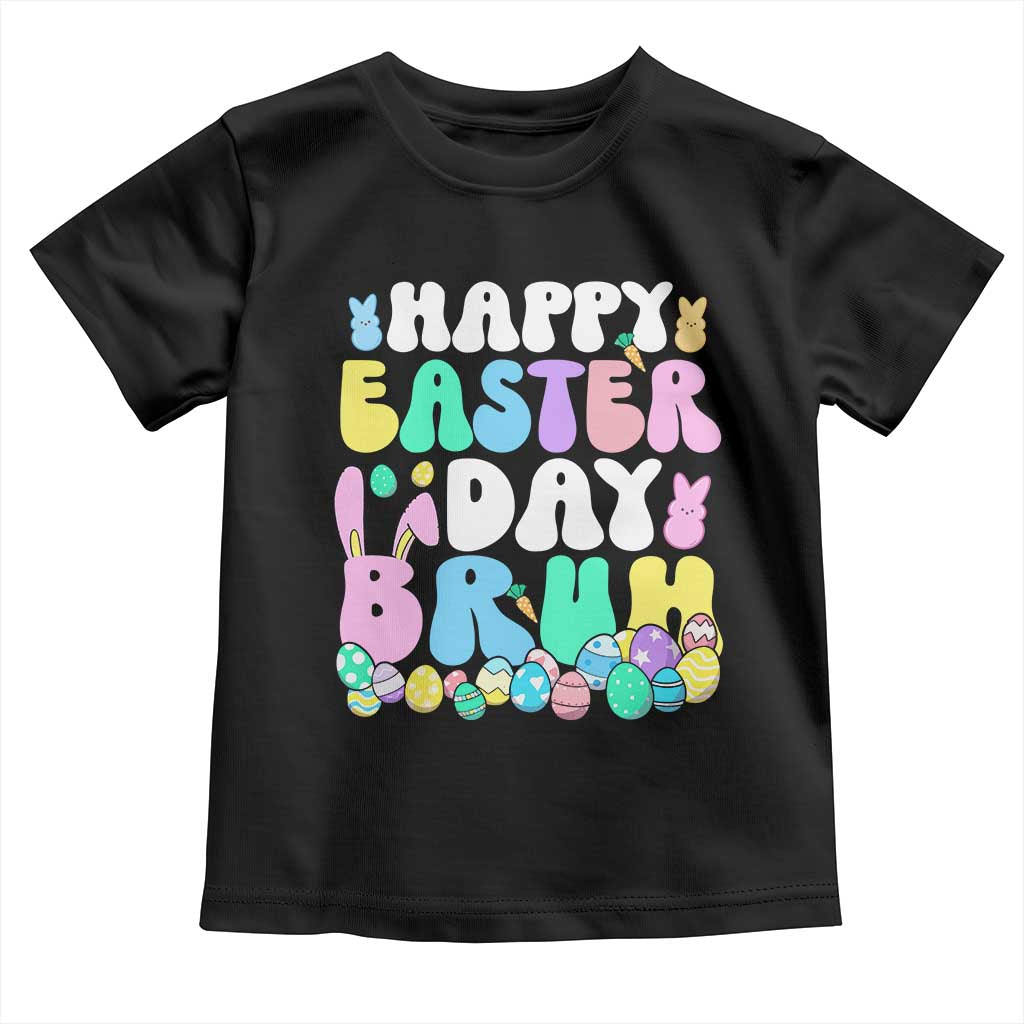 Bruh Easter Toddler T Shirt Teens Boys Kids Cute Bunny Eggs - Wonder Print Shop