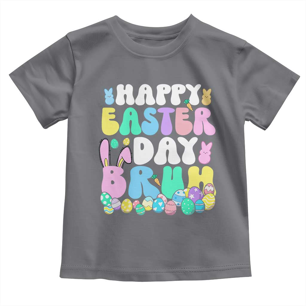 Bruh Easter Toddler T Shirt Teens Boys Kids Cute Bunny Eggs - Wonder Print Shop