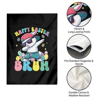 Bruh Easter Garden Flag Funny Bunny Dab Rabbit Dance - Wonder Print Shop