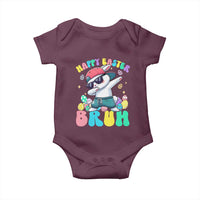 Bruh Easter Baby Onesie Funny Bunny Dab Rabbit Dance - Wonder Print Shop