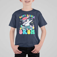 Bruh Easter T Shirt For Kid Funny Bunny Dab Rabbit Dance - Wonder Print Shop